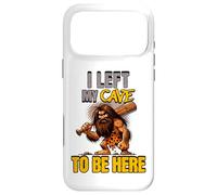 I Left My Cave To Be Here Man Cave Caveman Funny Husband Case for iPhone 17 Pro Max