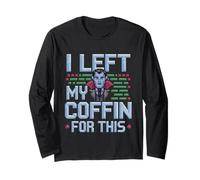 I Left My Coffin for This Introvert Spooky Regret |- Long Sleeve T-Shirt