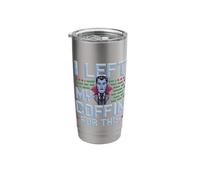 I Left My Coffin for This Introvert Spooky Regret |- Stainless Steel Insulated Tumbler