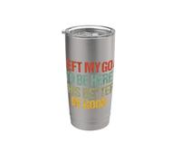 i Left My Goat to be here This Better be Good Stainless Steel Insulated Tumbler