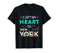 I left my heart in New York Big Apple NYC Proud American T-Shirt
