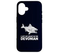 I Left My Heart in the Devonian Duncleosteous Animal Fish Case for iPhone 16