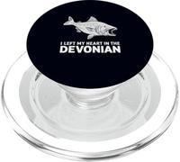 I Left My Heart in the Devonian Duncleosteous Animal Fish PopSockets PopGrip for MagSafe