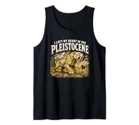 I Left My Heart in the Pleistocene Smilodon Sabertooth Tank Top