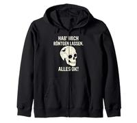 I let me X -ray everything ok bird in my head Zip Hoodie