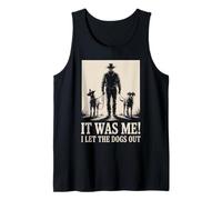 I Let The Dogs Out Dog Sitting Dog Owners Dog Trainer Tank Top