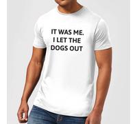 I Let The Dogs Out T-Shirt - White - 5XL - White