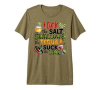 I Lick The Salt Swallow The Tequila Suck The Lime 5 De Mayo Premium T-Shirt