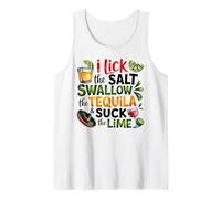 I Lick The Salt Swallow The Tequila Suck The Lime 5 De Mayo Tank Top