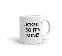 I Licked IT SO IT’S Mine Mug, Cup, White, Funny Christmas Gifts for Boring People, Sarcasm Mug, Funny Secret Santa Gifts for Work, Family
