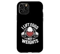 I Lift Eggs Not Weights Backyard Chicken Farmer Humor Case for iPhone 11 Pro