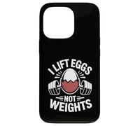 I Lift Eggs Not Weights Backyard Chicken Farmer Humor Case for iPhone 13 Pro