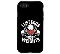 I Lift Eggs Not Weights Backyard Chicken Farmer Humor Case for iPhone SE (2020) / 7/8