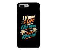 I Lift Like An Old Man Weightlifting Gym Humor Case for iPhone 7 Plus/8 Plus