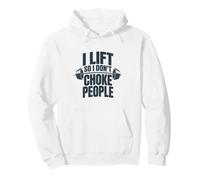 I Lift So I Stay Calm - Funny Workout Pullover Hoodie