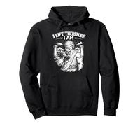 I Lift Therefore I Am Socrates Gym Philosophy Stoicism Pullover Hoodie