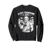 I Lift Therefore I Am Socrates Gym Philosophy Stoicism Sweatshirt