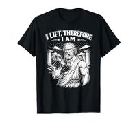 I Lift Therefore I Am Socrates Gym Philosophy Stoicism T-Shirt