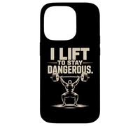 I Lift To Stay Dangerous Gym Powerlifting Case for iPhone 14 Pro