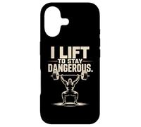 I Lift To Stay Dangerous Gym Powerlifting Case for iPhone 17