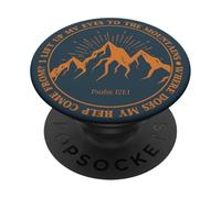 I lift up my eyes to the mountains Psalm 121:1 Bible Faith PopSockets Adhesive PopGrip