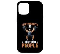I Lift Weights So I Don't Hurt People Fitness Workout Case for iPhone 12/12 Pro