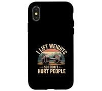 I Lift Weights So I Don't Hurt People Fitness Workout |- Case for iPhone X/XS