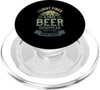 I Light Fires & Make Beer Disappear What's Your Superpower PopSockets PopGrip for MagSafe