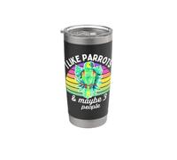 I Like Amazon Parrots and Maybe 3 People Stainless Steel Insulated Tumbler