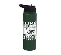 I Like Anglerfish and Maybe 3 People Funny Anglerfishes Stainless Steel Insulated Water Bottle