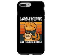 I Like Bearded Dragons And Coffee And Maybe 3 People Vintage Case for iPhone 7 Plus/8 Plus