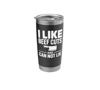 I Like Beef Cuts and Can Not Lie Stainless Steel Insulated Tumbler