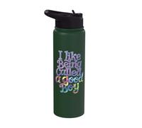 I Like Being Called A Good Boy Stainless Steel Insulated Water Bottle