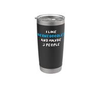 I Like Bernedoodles and Maybe 3 People Berner Mountain Poo Stainless Steel Insulated Tumbler
