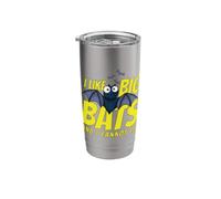 I Like Big Bats and I Cannot Lie Funny Bat Lovers Stainless Steel Insulated Tumbler