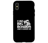 I Like Big Boards And I Cannot Lie Funny Charcuterie Artists Case for iPhone X/XS