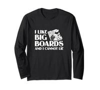 I Like Big Boards And I Cannot Lie Funny Charcuterie Artists Long Sleeve T-Shirt