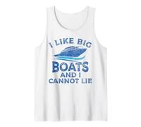 I Like Big Boats and I Cannot Lie Yacht Funny Cruise Tank Top