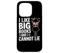 I Like Big Books And I Cannot Lie Library Reading Librarian Case for iPhone 15 Pro