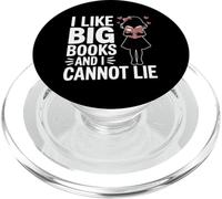 I Like Big Books And I Cannot Lie Library Reading Librarian PopSockets PopGrip for MagSafe
