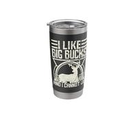 I Like Big Bucks and I Cannot Lie Buck Hunting Stainless Steel Insulated Tumbler