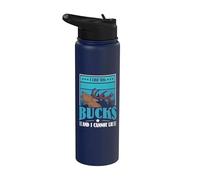 I Like Big Bucks and I Cannot Lie - Deer Hunter Stainless Steel Insulated Water Bottle