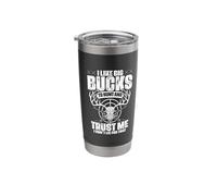 I Like Big Bucks to Hunt - Deer Hunting Deer Hunter Stainless Steel Insulated Tumbler