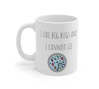I Like Big Bugs, Infectious Disease, Public Health, Epidemiology, Doctor Tea Mug with Handle Coffee Cups Unique Cups for Latte Office Men 330Ml