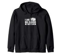 I Like Big Clouds And I Cannot Lie Cloud Watching Nephophile Zip Hoodie