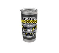 I Like Big Clouds Cumulonimbus Thunderstorm Cloud Spotter Stainless Steel Insulated Tumbler