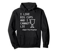 I Like Big Cups Elijah the Prophet Passover Seder Matzah Pullover Hoodie