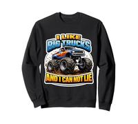 I Like Big Monster Trucks Lover Fan Enthusiast Boys Mens Sweatshirt