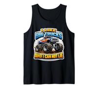 I Like Big Monster Trucks Lover Fan Enthusiast Boys Mens Tank Top
