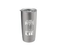 I Like Big Putts and Cannot Lie - Golf Player Golfing Golfer Stainless Steel Insulated Tumbler